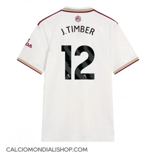 Maglie da calcio Arsenal Jurrien Timber #12 Terza Maglia 2025-26 Manica Corta